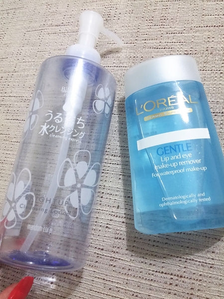 Bifesta碧菲絲特抗暗沉即淨卸妝水(+Q10即淨款)+Loreal巴黎萊雅溫和眼唇卸妝液