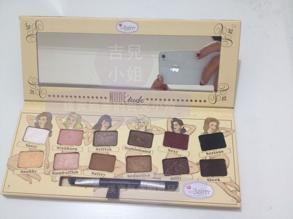 美國theBalm Nude Tude Palette12色眼影盤裸女盤