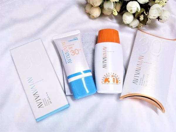 MIT物理防曬 AVIVA 水漾防晒隔離霜 & 水漾身體防晒乳液 體驗