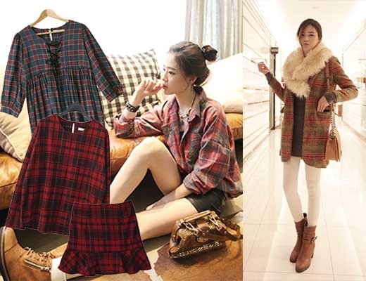 秋冬穿出格紋 Fashion 酷感