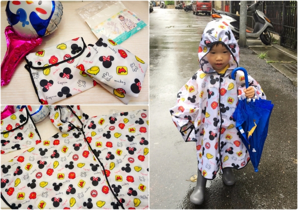 【寶寶好物分享】雨天必備小孩的第一件雨衣,下雨天也能開心的出門玩耍囉~ViVibaby迪士尼款輕量幼兒雨衣/斗篷雨衣。帽沿鬆緊設計怎麼動都不怕