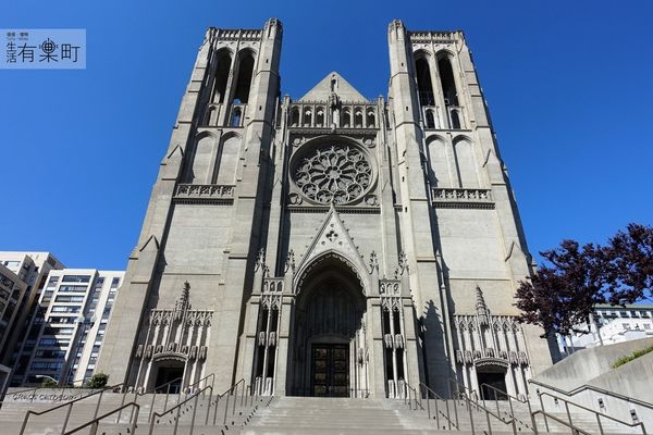 【美西舊金山景點】慈恩堂 Grace Cathedral:哥德復興式建築,美麗神聖天主教堂,諾布山恩典座堂,市區漫步景點分享