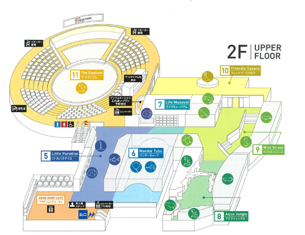 【日本 • 東京】如夜店般絢麗無比的Aqua Park品川水族館