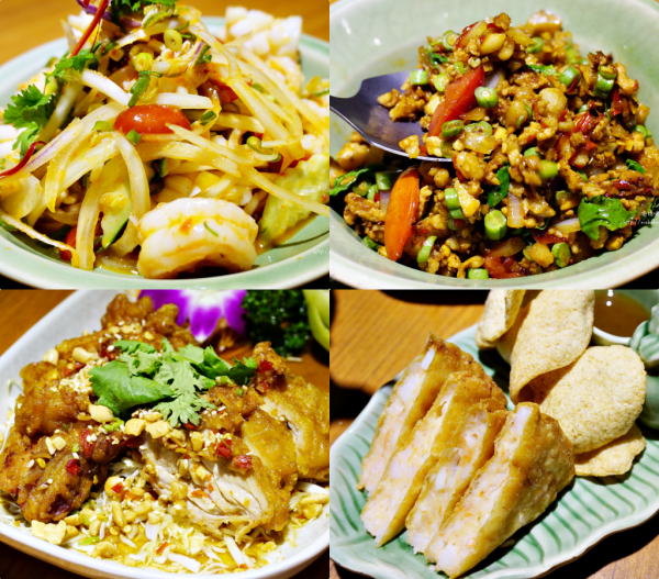 板橋食記▍平價泰式料理【泰味館】隱藏在愛買園區裡的泰式美食,超人氣打拋豬、涼拌海鮮、月亮蝦餅、椒麻雞,實在泰厲害了~