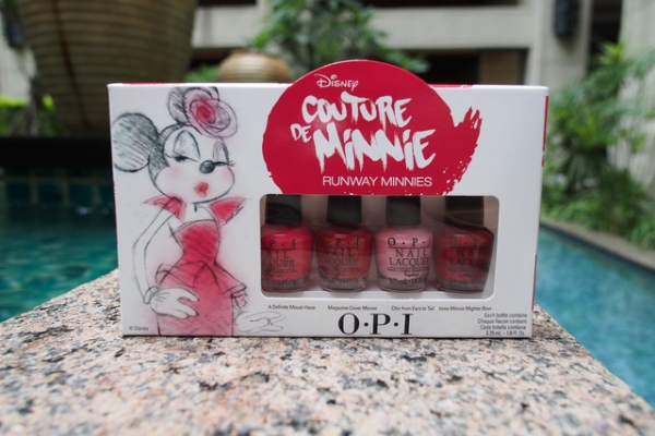 OPI Couture de Minnie Minis迪士尼米妮時裝週限量迷你組