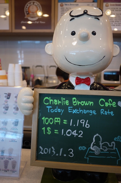 仁川機場 查理布朗咖啡CHARLIE BROWN CAFE