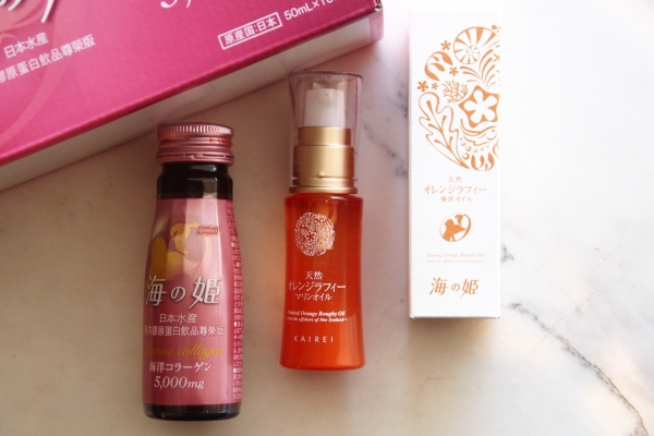 日本水產Nissui海之姬橙魚保濕精華油 海之姬海洋膠原蛋白飲品