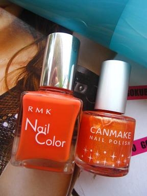 ELLE雜誌送的 CANMAKE滯銷指甲油....