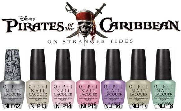 O.P.I Pirates Caribbean加勒比海盜系列 P17 P18