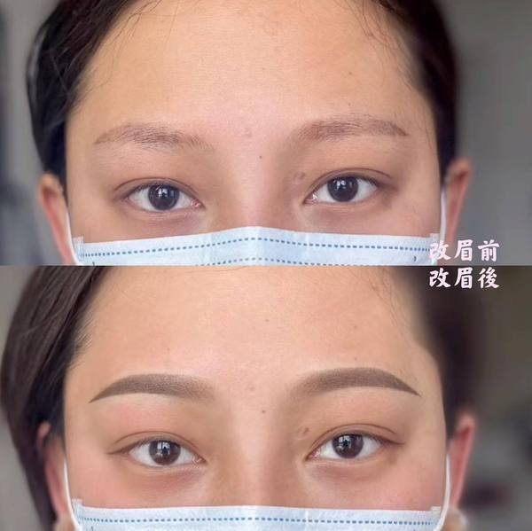 台南霧眉教學#改眉#眉形設計,對紋繡師是一項基本功也考驗著紋繡師的審美觀~台南紋繡W.手工紋繡藝術學院