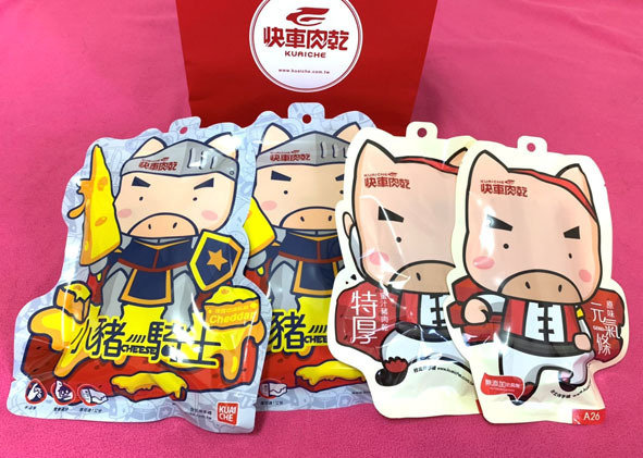 小豬騎士-起司豬肉乾-快車肉乾新品
