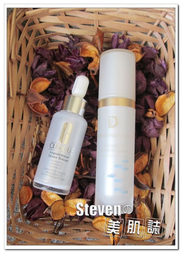 遠離老化危機~CLINIQUE新一代深層活化奇激光三效修護露 VS DERM iNSTITUTE SOS!抗氧保濕精萃
