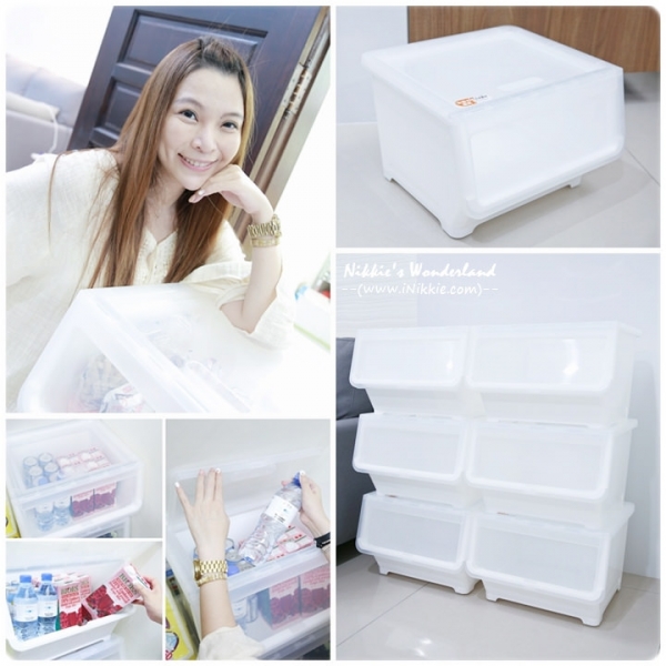 【。(居家收納) 《真心良品》春日雙開直取式整理箱38L~ 讓零碎難放的雜物都有個家*】