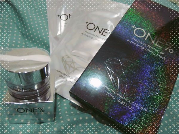 +ONE%歐恩伊 高cp值-黑鑽逆齡抗痕面膜 &眼霜