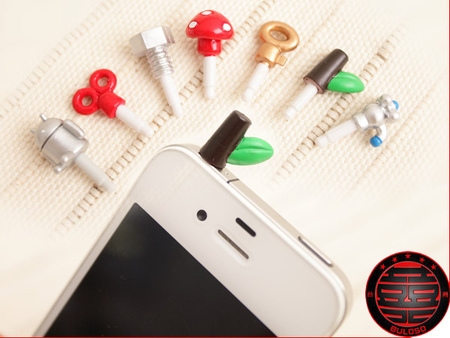 iPhone的新玩具♥防塵耳機塞♥