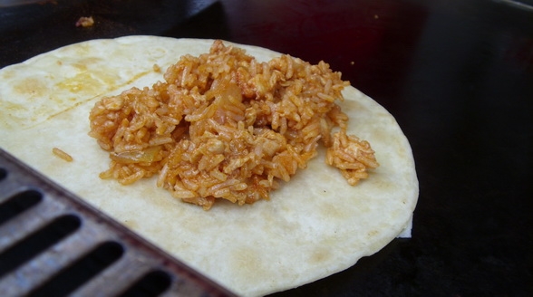 黄金组合-腐乳泡菜米包饼