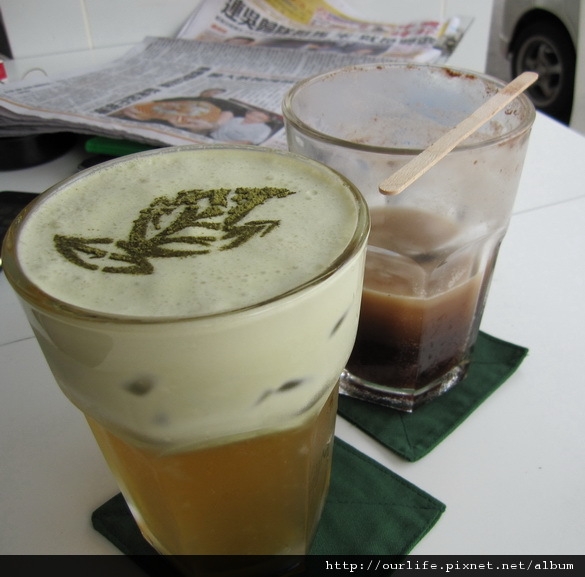 台中.順滑可口的可可歐蕾紅茶@綠歐蕾.茶館(+wifi)