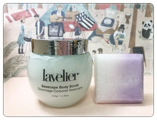 (玩保養)lavelier海洋身體磨砂膏+小蒼蘭香調手工香皂ξ( ✿>◡❛) 頂級專櫃貴婦去角質保養