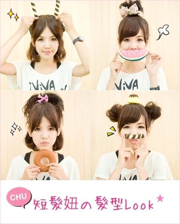 短髮妞必學的髮型LOOK-綁髮篇
