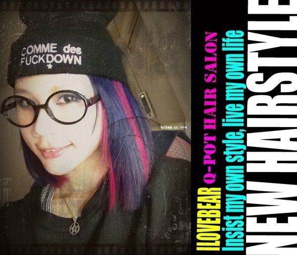 [HAIR] 深紫蓝x<em>桃红</em> 特殊色染发 Live a Colorful