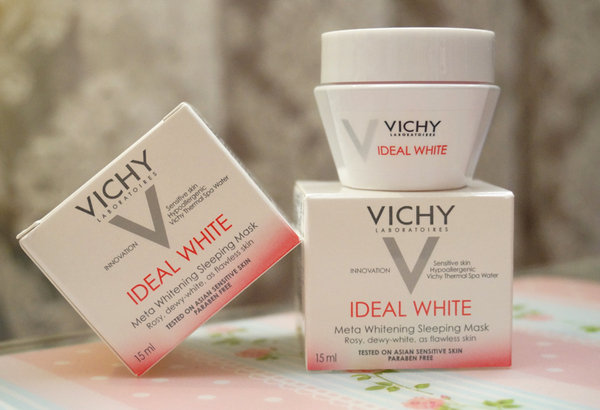 【保養】黑色素大掃除,讓臉蛋重回水潤亮白好氣色 ♥ 薇姿VICHY。淨膚透白密集修護水面膜