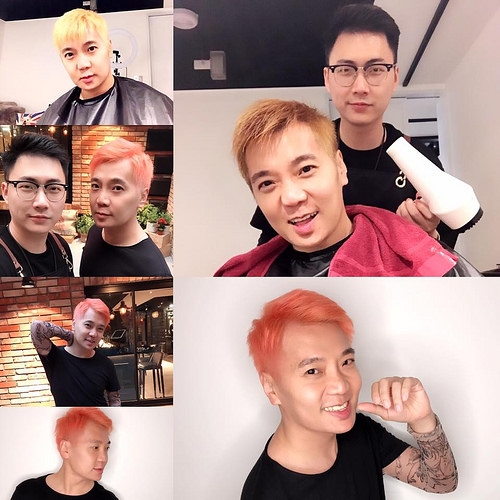 (美髮) 人生第一次的粉紅櫻花色頭髮 Red Circle HAIR SALON & BAR