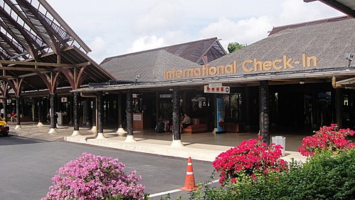 (旅遊~泰國 蘇梅島) Samui International Airport ~ 全球最Relax的機場