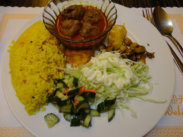 (美食~台北 公館)Nepal塔美爾異國料理~風味咖哩套餐只要180元