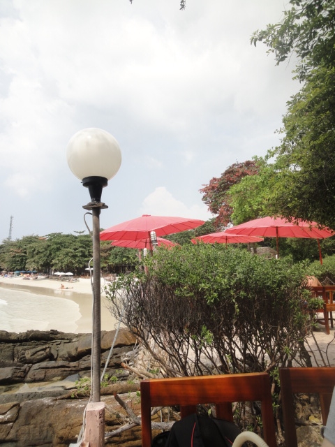 (美食 泰國 沙美島) Blue Sky Restaurant & Bar ~ 飽覽Vongduan海灘美景餐廳