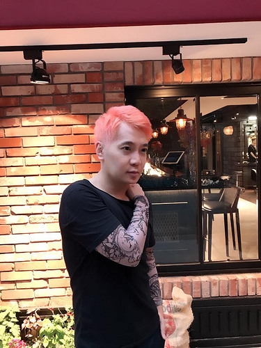 (美髮) 人生第一次的粉紅櫻花色頭髮 Red Circle HAIR SALON & BAR