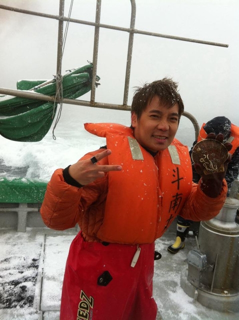 (旅遊~日本青森) 冰天暴雪初體驗~陸奧灣出海撈干貝!!!
