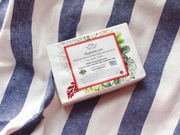 Heebe 希臘女神 橄欖皂 系列 鎮靜肌膚 金絲桃香膏 橄欖皂 手工皂 大理石紋 濕疹 痘痘 Chialo  洗臉 洗頭 洗澡 全身可用