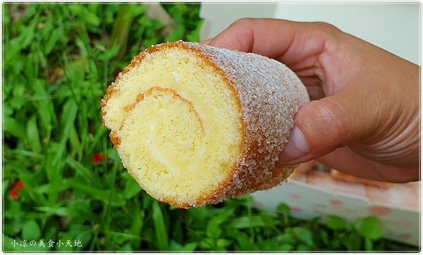 台中甜點║古早味砂糖蛋糕捲,鬆軟濃濃雞蛋香、又香又甜的滋味~~