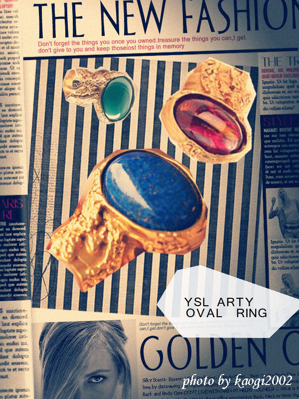 【配件】想了好久了YSL戒指♥YSL Arty Ring入手♥