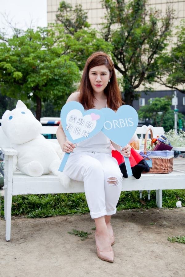 ORBIS與台北市流浪貓保護協會 攜手號召幸福 丹妮婊姐化身可愛北極熊 與婊弟妹集愛華山