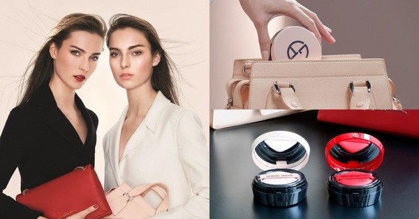 是底妝也是水蜜粉!GIORGIO ARMANI「訂製雪紡亮白精華氣墊粉餅」打造訂製雪紡光澤肌!