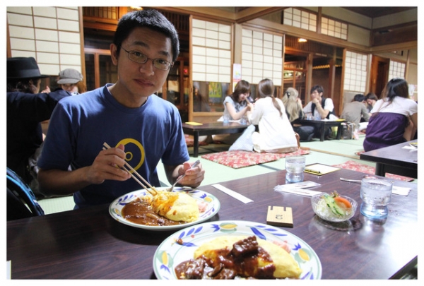 【日本。大阪】超好吃! 北極星蛋包飯(心斎橋本店)