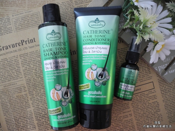 三步驟呵護秀髮!深層洗淨、修護滋潤、養護強健!!CATHERINE HAIR TONIC 賈色琳健髮系列/洗髮精+潤髮乳+精華液