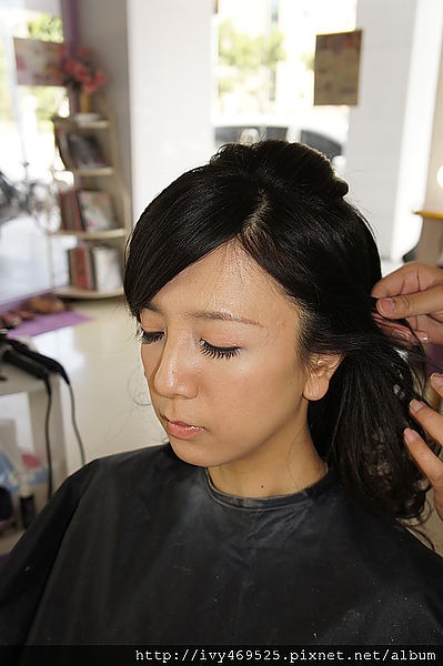 My wedding makeup test record