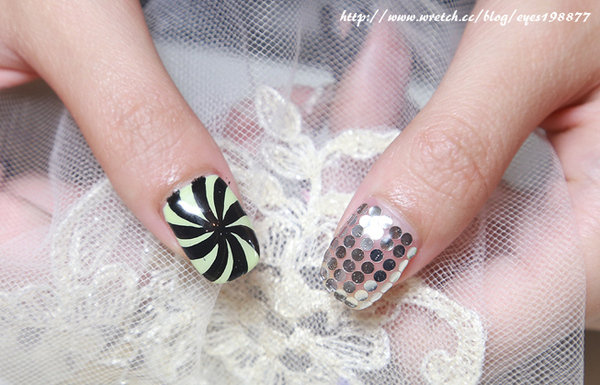 指彩 ♥ 螢光普普風-Dream Nail夢想指甲彩繪。