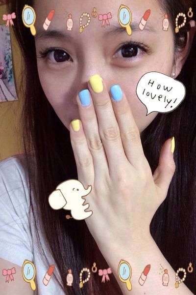 指彩。指尖上的矛盾馬卡龍色艷陽天♪UNT鑽石糖霜系列