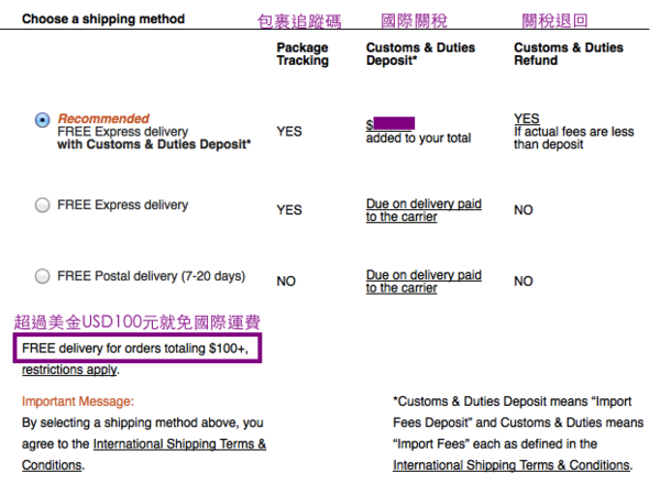 SHOPBOP 购物运送方式!怎么买,怎么寄,最划算