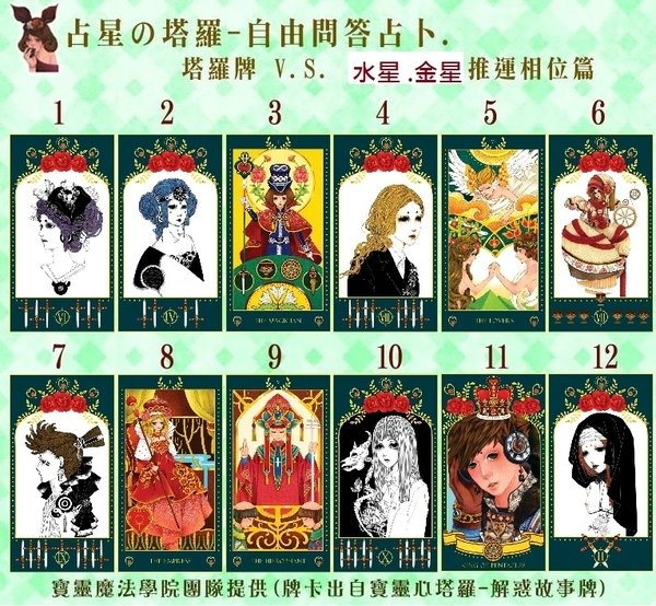 【占星の塔羅-自由問答占卜】水星.金星「學習心智成熟與分享」