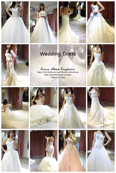 喜喜 ▍拍照款婚紗試穿 part 4 ♥ Bear wedding ♥ 白紗15款分享
