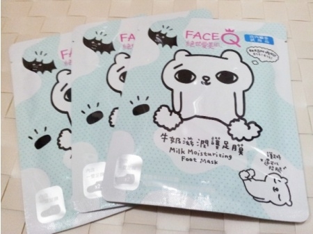 【身體】腳兒也要美美的♥FACE Q絕世愛美肌-牛奶滋潤護足膜(升級版)