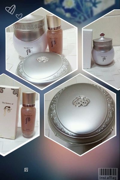 【美妝】我的夢幻逸品♥后-拱辰享淨白活妍氧氣霜/拱辰享雪白氣墊粉底
