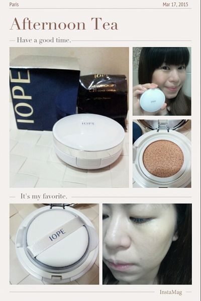 【美妝】畫出韓風的光澤妝容♥IOPE水潤光感舒芙蕾粉凝乳XP SPF50+/PA+++