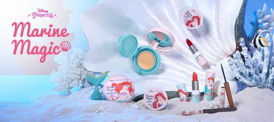 【觀玲老師愛彩妝】下一波氣墊粉餅風潮,將會是來自泰國的「Disney ×Cute Press」小美人魚“彈力網、粉底霜”型氣墊粉餅喔!