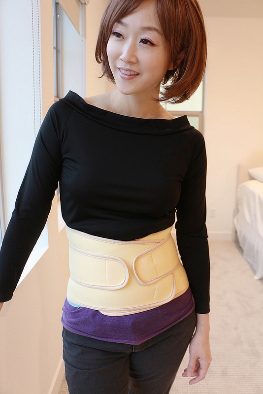 剖腹产妈咪必备用品【vanesa温妮莎】加强型随意黏束腹带 剖腹产自然