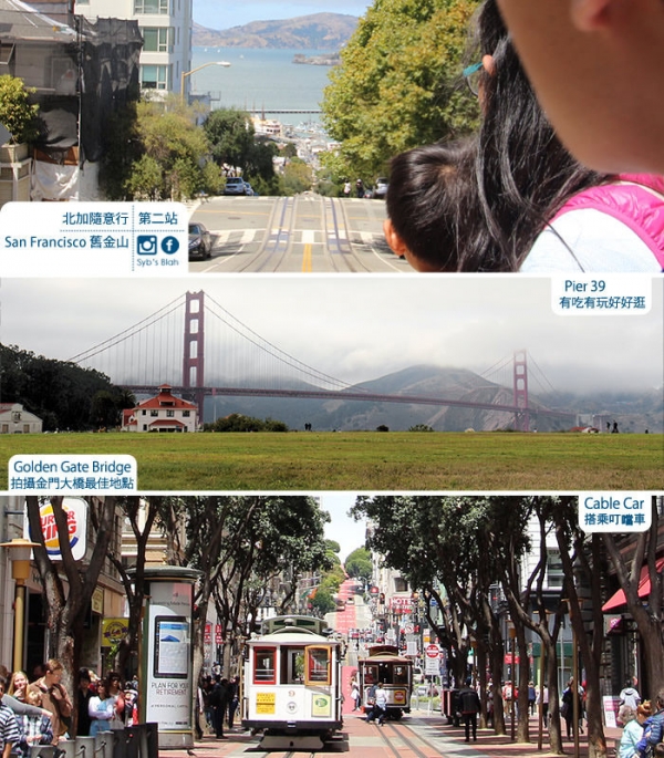 北加州隨意行。第二站 舊金山纜車搭乘詳解 + Pier 39看海獅 + 拍攝金門大橋最佳地點分享